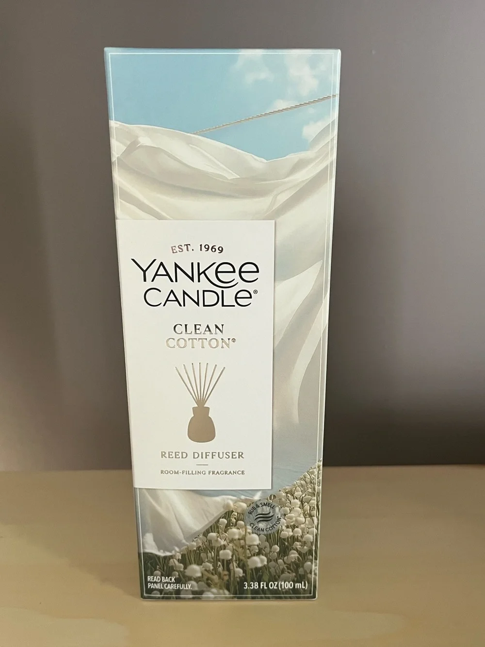 Yankee Candle Clean Cotton Reed Diffuser New